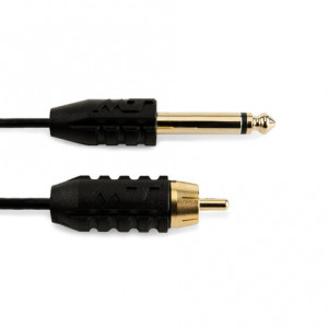 Клип-корд для тату машинки Mustang RCA COAXIAL с логотипом